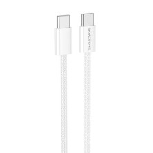 Cable de Carga Rápida Borofone BX103 USB-C a USB-C 60W – Eficiencia y Durabilidad en 1 Metro