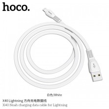 Hoco X40 Noah Lightning Cable 1m – Fast Charging and High Resistance