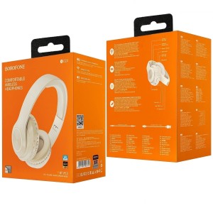 Audífonos Bluetooth Borofone BO24 | Sonido HiFi, Diseño Plegable y Gran Autonomía