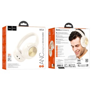 Audífonos Hoco W54 Young ANC BT | Sonido HI-FI y Cancelación de Ruido