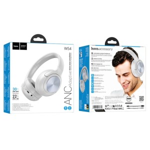 Audífonos Hoco W54 Young ANC BT | Sonido HI-FI y Cancelación de Ruido
