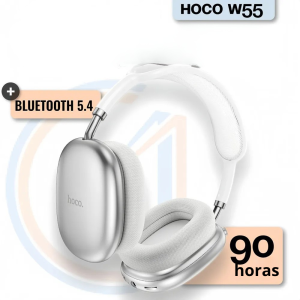 Audífonos Hoco W55 Max Bluetooth 5.4 | 90 Horas de Autonomía y Sonido Premium