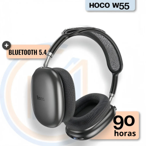Audífonos Hoco W55 Max Bluetooth 5.4 | 90 Horas de Autonomía y Sonido Premium