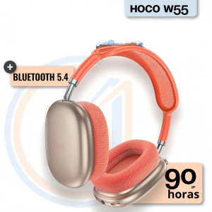 Audífonos Hoco W55 Max Bluetooth 5.4 | 90 Horas de Autonomía y Sonido Premium