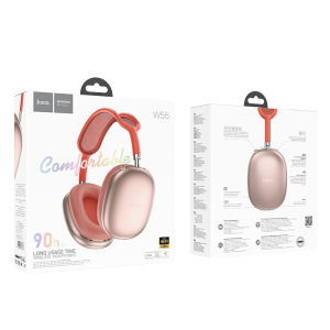 Audífonos Hoco W55 Max Bluetooth 5.4 | 90 Horas de Autonomía y Sonido Premium