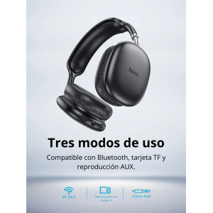 Audífonos Hoco W35 Air Bluetooth 5.3 | 45Hrs de Autonomía y Sonido Premium