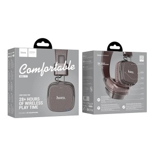 Hoco W56 Earl Headphones | Bluetooth 5.4, Foldable, and 28 Hours of Battery Life