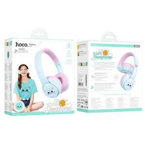 Audífonos Bluetooth HOCO W60 para Niños – Comodidad y Sonido Seguro | Compra Aquí