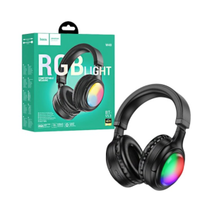 Hoco W48 Headphones | Bluetooth 5.3, 46H Playtime, and RGB Lighting