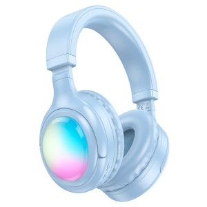 Hoco W48 Headphones | Bluetooth 5.3, 46H Playtime, and RGB Lighting