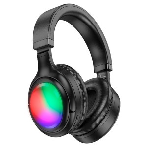 Hoco W48 Headphones | Bluetooth 5.3, 46H Playtime, and RGB Lighting