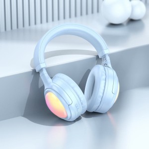 Hoco W48 Headphones | Bluetooth 5.3, 46H Playtime, and RGB Lighting