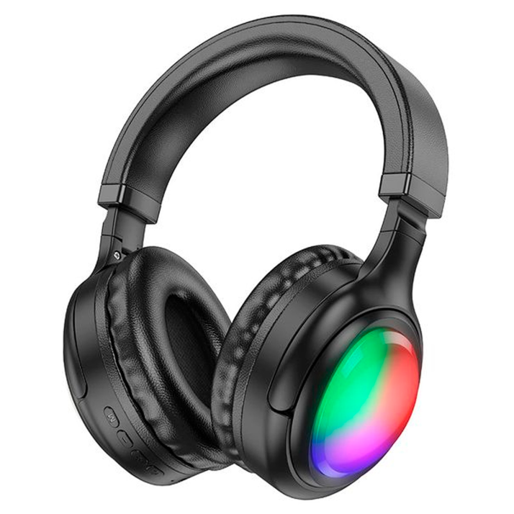 Hoco W48 Headphones | Bluetooth 5.3, 46H Playtime, and RGB Lighting