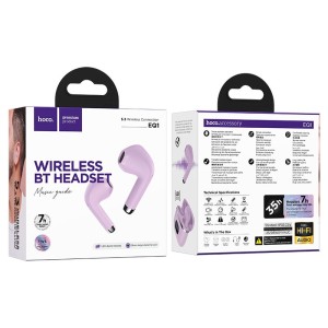 Hoco EQ1 TWS Bluetooth 5.3 Headphones – HD Sound and Long Battery Life 🔋