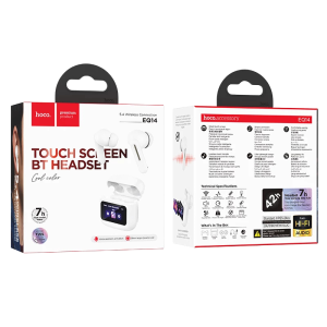 Hoco EQ14 Cool TWS Headphones | Bluetooth 5.4, LED Display, and Premium Sound