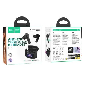 Hoco EQ21 Sandy | TWS Earbuds with ANC, ENC, and LED Display