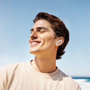 Hoco EQ21 Sandy | TWS Earbuds with ANC, ENC, and LED Display