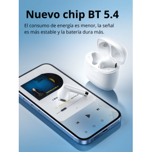 Audífonos Inalámbricos Hoco EW201 | Bluetooth 5.4, Sonido Premium y Control Táctil