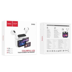 Audífonos Bluetooth Hoco EW82 | Sonido Premium y Pantalla LED