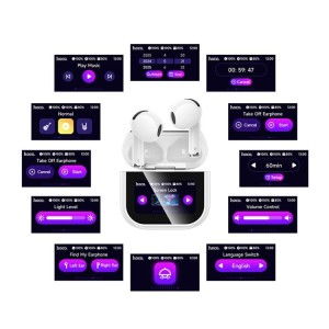 Audífonos Bluetooth Hoco EW82 | Sonido Premium y Pantalla LED