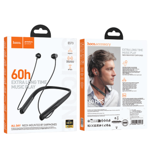 Hoco ES73 Bluetooth Neckband Headphones – Up to 60 hours of battery life and powerful sound