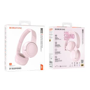 Audífonos Bluetooth Borofone BO32 | Sonido Inalámbrico 8H + AUX + TF
