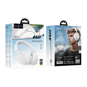 Audífonos Bluetooth Hoco W53 | Sonido Hi-Fi y Batería de 46 Horas - Compra Online