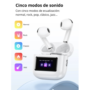 HOCO EW73 Bluetooth Headphones | Premium Sound + LED Touch Screen