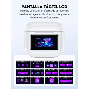 Audífonos HOCO EW73 Bluetooth | Sonido Premium + Pantalla Táctil LED