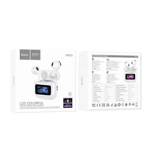 HOCO EW73 Bluetooth Headphones | Premium Sound + LED Touch Screen