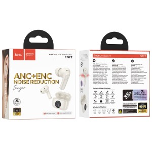 Hoco EQ22 Wireless Headphones with ANC+ENC Noise Cancelling | HiFi Sound Bluetooth 5.4