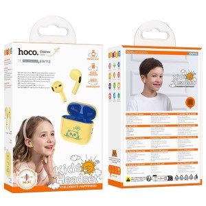 Audífonos Bluetooth Hoco EW112 para Niños | Divertidos y Seguros