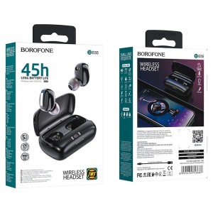 Audífonos Borofone BE55 TWS | Bluetooth 5.3 y Estuche Compacto