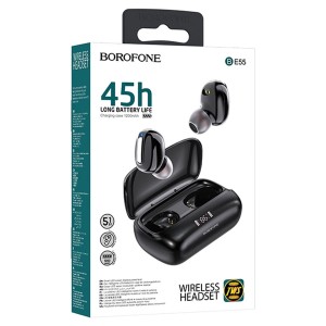 Audífonos Borofone BE55 TWS | Bluetooth 5.3 y Estuche Compacto