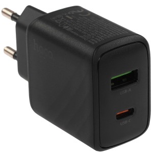 Cargador Hoco CS23A 30W PD+QC | Doble Puerto Rápido