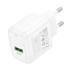 Cargador Hoco CS52A 18W QC3.0 USB-A Rápido y Compacto
