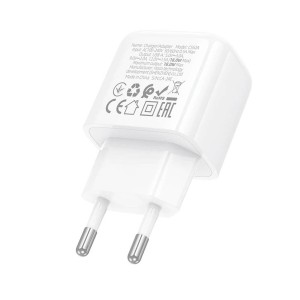 Cargador Hoco CS52A 18W QC3.0 USB-A Rápido y Compacto