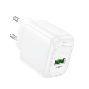 Cargador Hoco CS52A 18W QC3.0 USB-A Rápido y Compacto