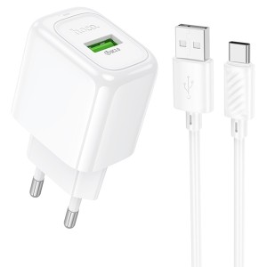 Cargador Hoco CS52A 18W con Cable Type-C | Rápido y Seguro