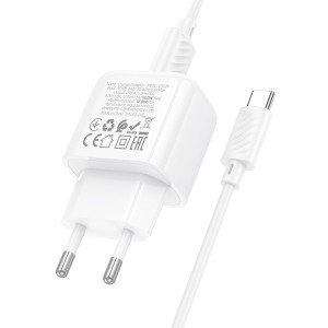 Cargador Hoco CS52A 18W con Cable Type-C | Rápido y Seguro