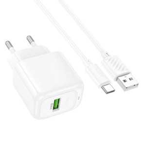 Cargador Hoco CS52A 18W con Cable Type-C | Rápido y Seguro