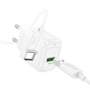 Cargador Hoco CS52A 18W con Cable Type-C | Rápido y Seguro