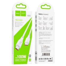 Cable Tipo C a Tipo C Hoco X93 100W
