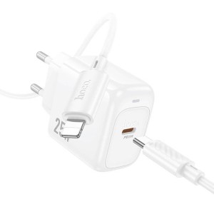Hoco CS53A PD 25W Fast Charger + Lightning Cable | Compatible with iPhone