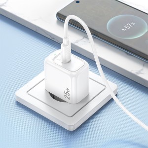 Hoco CS53A 25W Fast Charger + USB-C Cable | Compact and Efficient