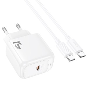 Hoco CS53A 25W Fast Charger + USB-C Cable | Compact and Efficient