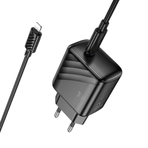 Hoco CS24A 25W Charger with Lightning Cable | Fast Charging for iPhone