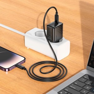 Hoco CS24A 25W Charger with Lightning Cable | Fast Charging for iPhone