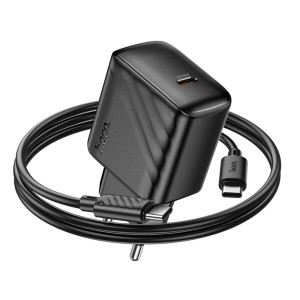 Hoco CS24A 25W Charger with Type-C Cable | Fast and Compact Charging