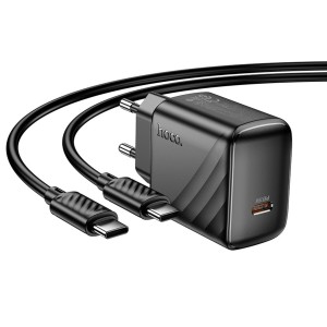Hoco CS24A 25W Charger with Type-C Cable | Fast and Compact Charging
